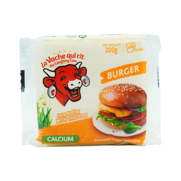 The Laughing Cow Burger Cheddar Cheese 200g (highest price)