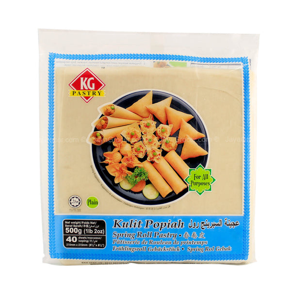 KG Pastry Spring Roll Pastry 215mm (40sheets) 500g (highest price)