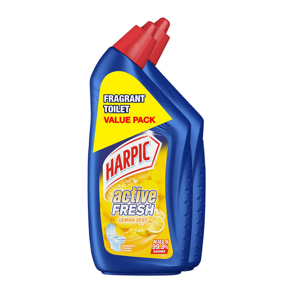 Harpic Toilet Bowl Cleaner Liquid Lemon 500ml