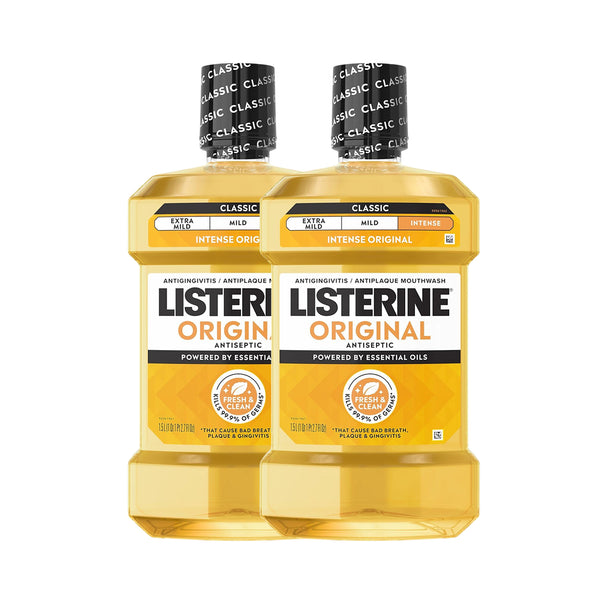 Listerine Original Mouthwash 750ml x 2 (highest price)