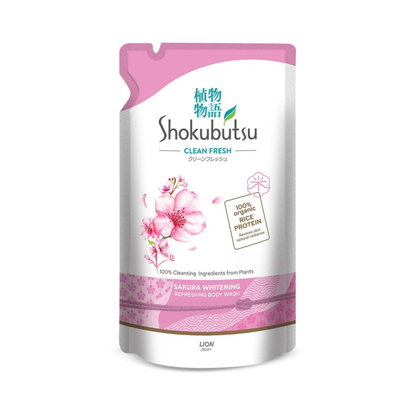 Shokubutsu Sakura Whitening Clean Fresh Shower Foam 500g (highest price)
