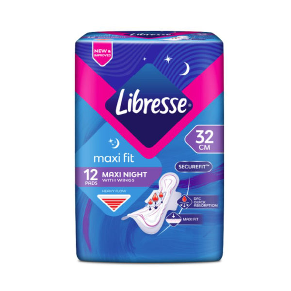 Libresse Maxi Night Wing Pad 12pcs/pack (highest price)