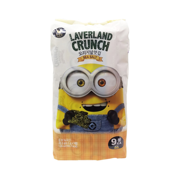 Manjun Laverland Crunch Sea Salt Seaweed Snack 40.5g (highest price)