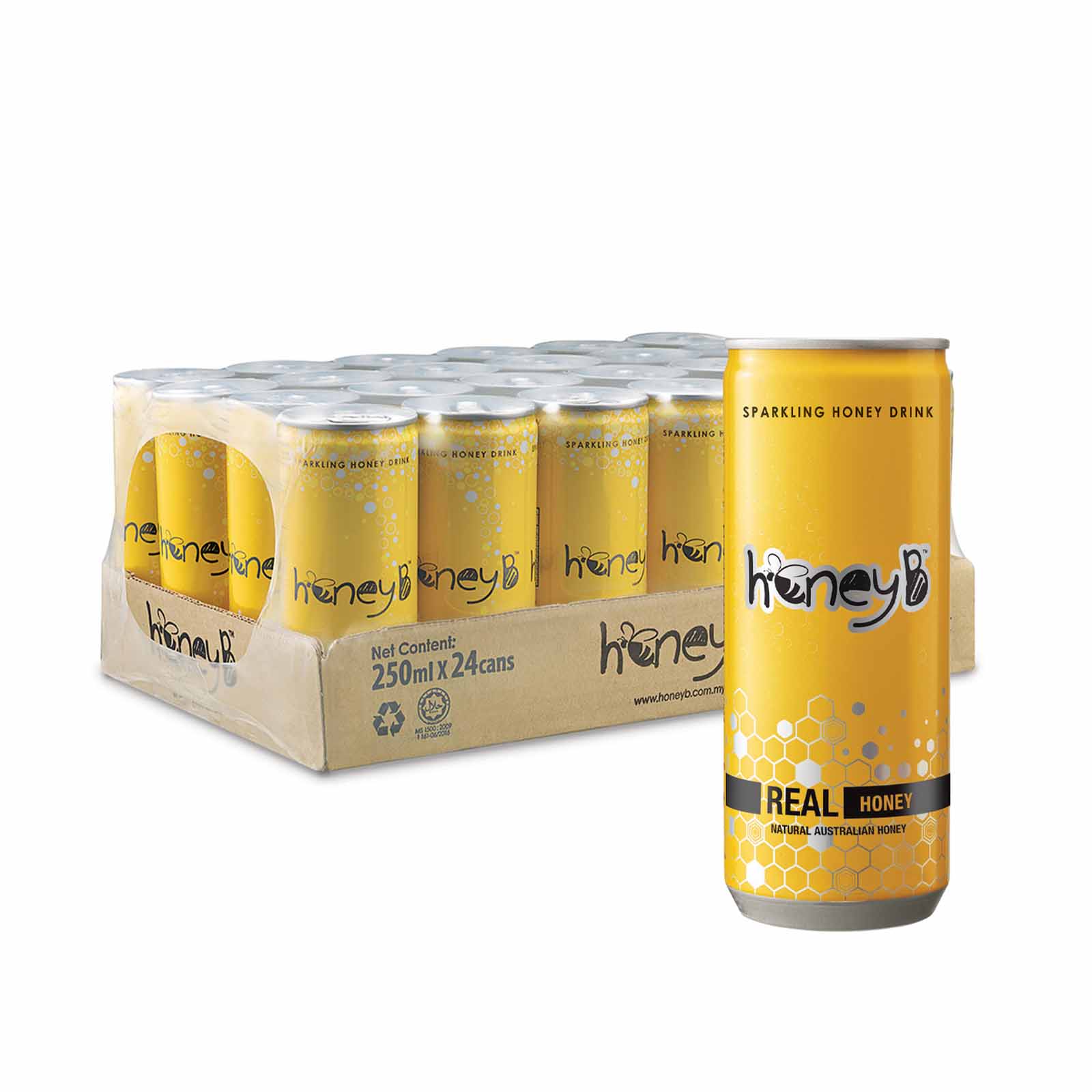 Honey B sparkling Drink 250ml