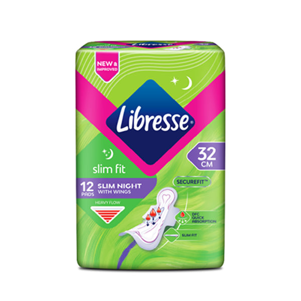 Libresse Slim Night Wing Pads (32cm) 12pcs x 3