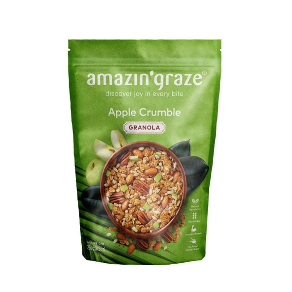 Amazin's Graze Apple Crumble Granola 250g