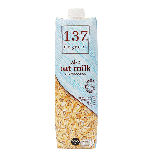137 Degrees Unsweetened Oat Milk Drink 1L (highest price)