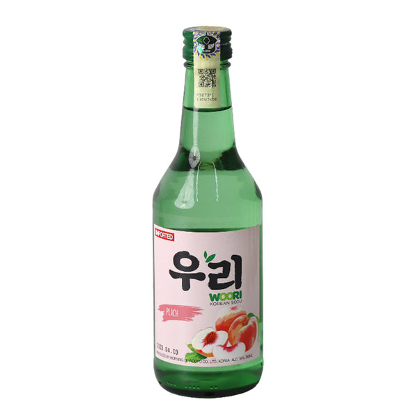 Woori Korean Soju Peach 16% 360ml (highest price)