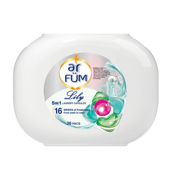 Ar Fum 5 In 1 Laundry Capsule Lily 36pcs/pack