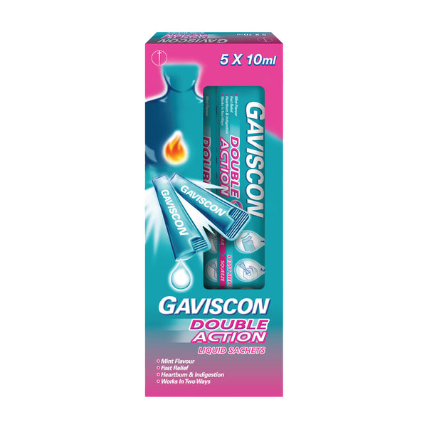 Gaviscon Double Action Liquid Sachet 10ml (highest price)