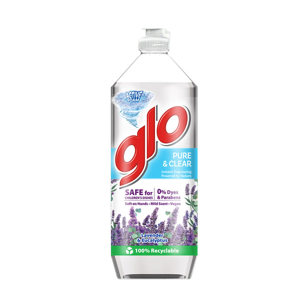 Glo Pure and Clear Lavender Dishwashing Liquid 800ml (highest price)