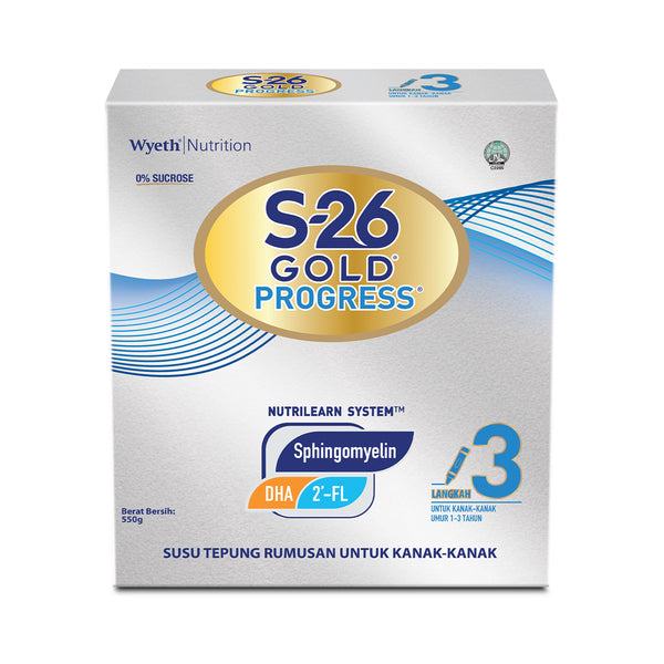 Wyeth S-26 Gold Progress Step 3 Growing Up Milk Powder 550g (highest price)