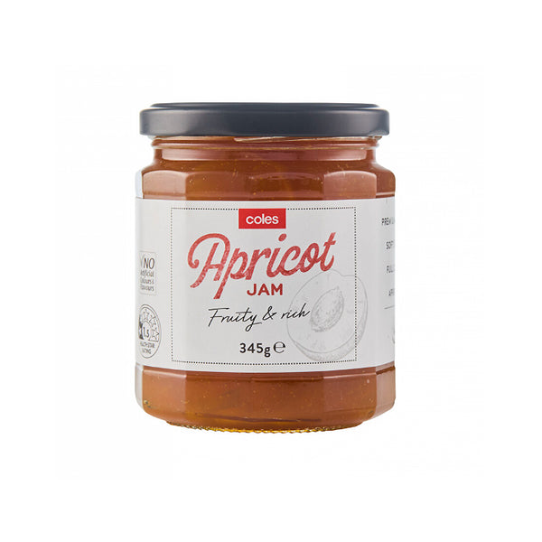 Coles Apricot Jam 345g
