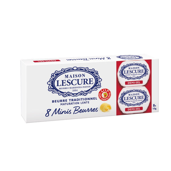 Lescure Mini Unsalted Butter 15g x 8 (highest price)
