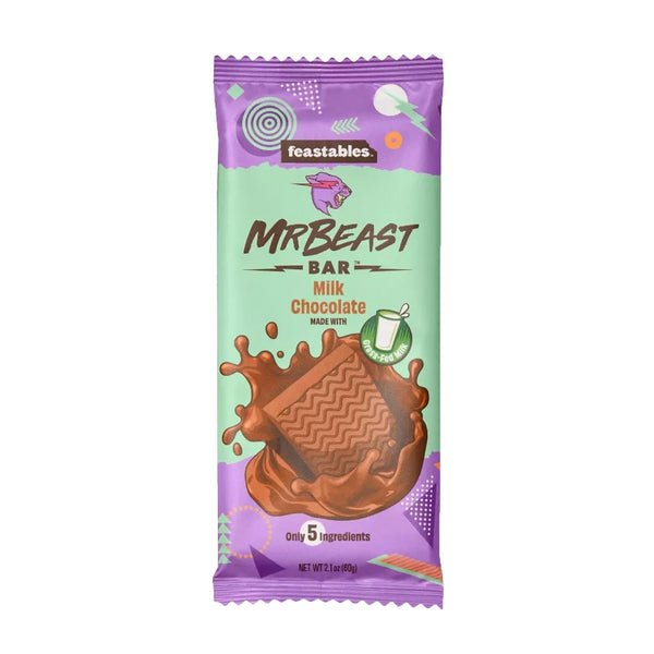 Feastable MrBeast Deez Nuts Milk Chocolate Bar 35g