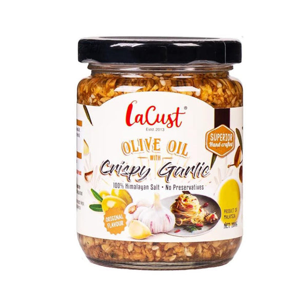 Lacust Original Crispy Garlic with Olive Oil 200g