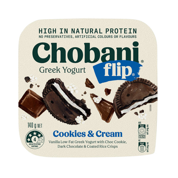 Chobani Flip Cookies & Cream Yoghurt 140g