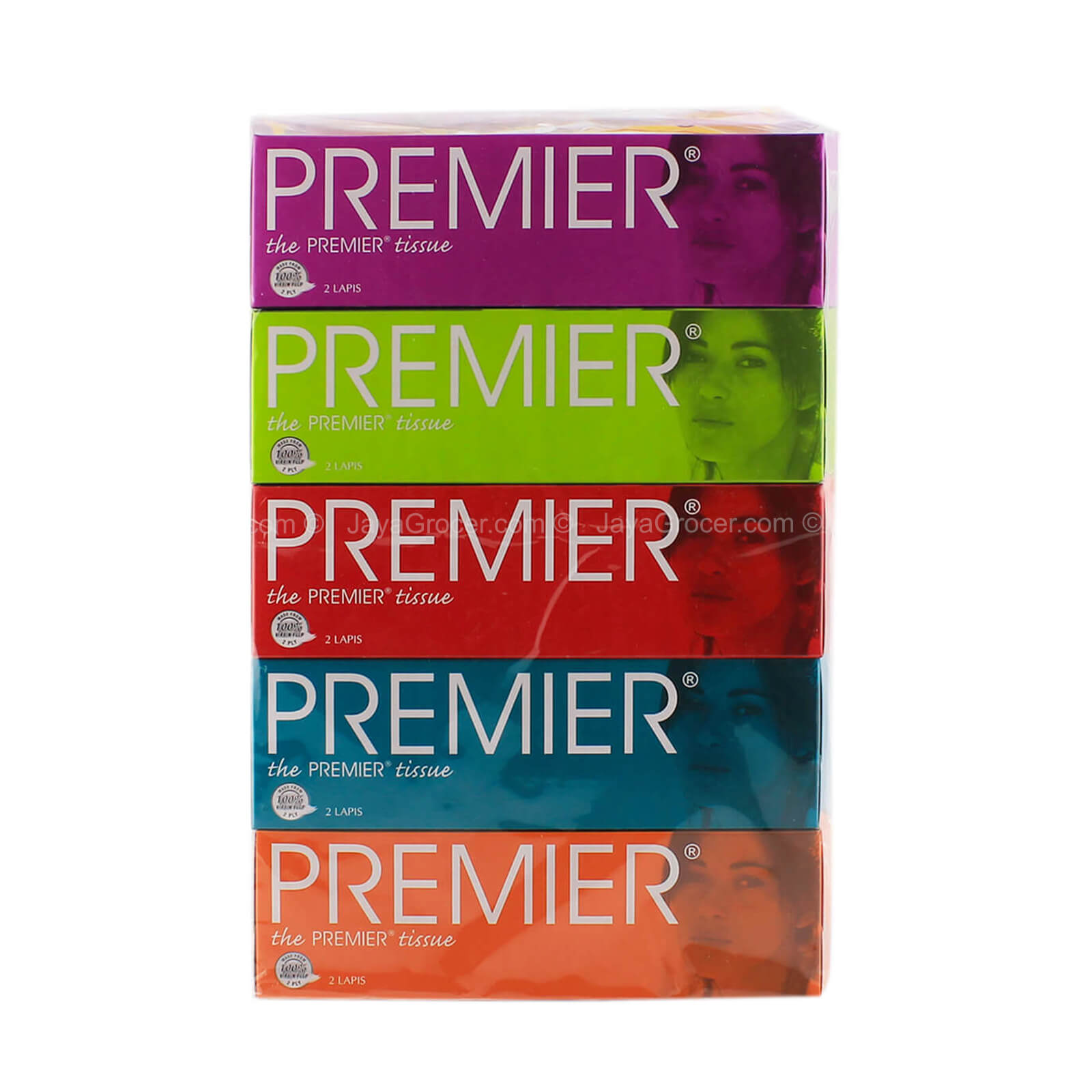 Premier Facial Tissue Paper (Face) 90pcs x 5