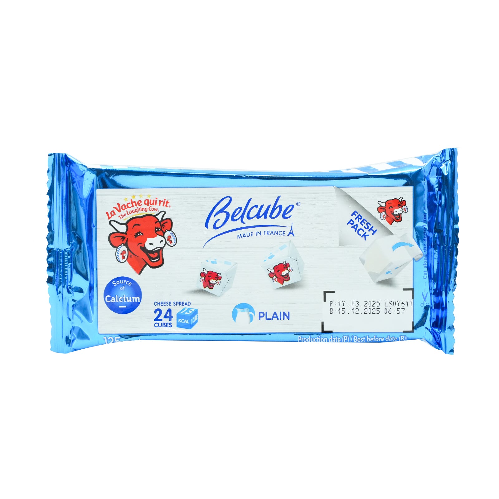 The Laughing Cow Belcube Cheese Spread 125g