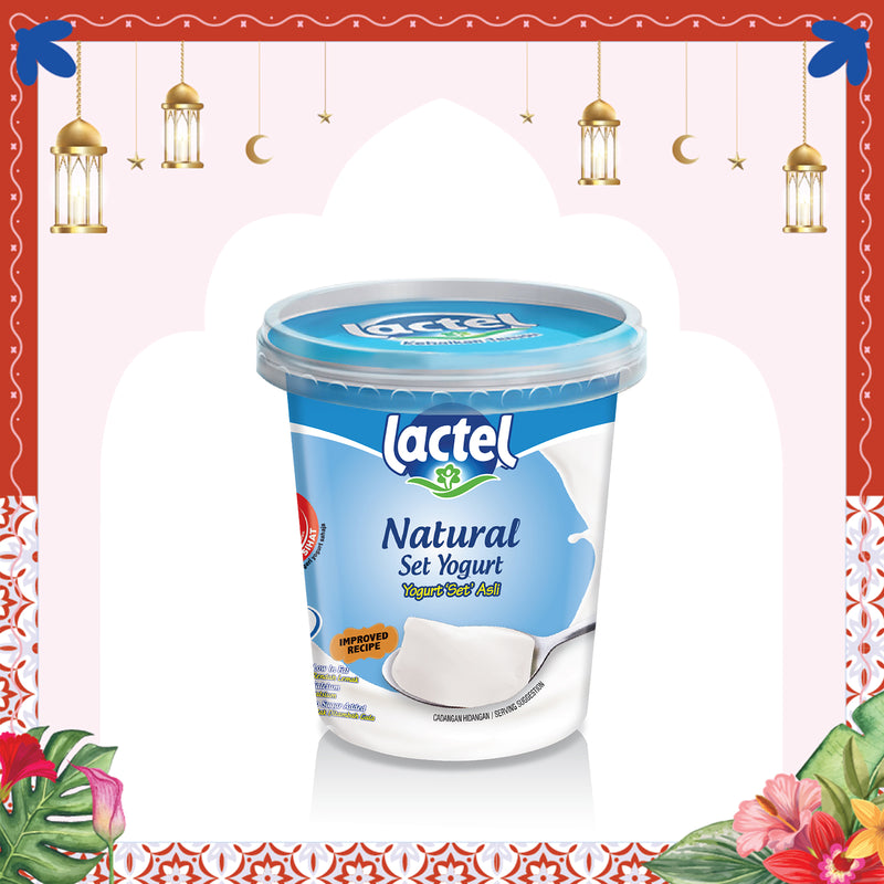 Lactel Natural Set Yogurt 470g