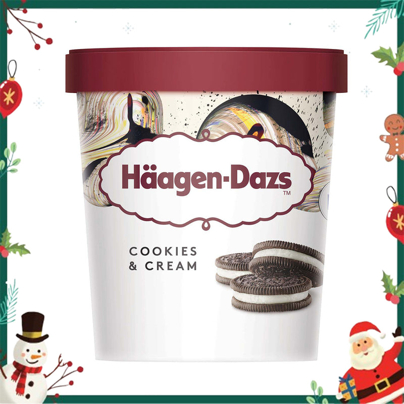 Haagen-Dazs Cookies and Cream Ice Cream 473ml