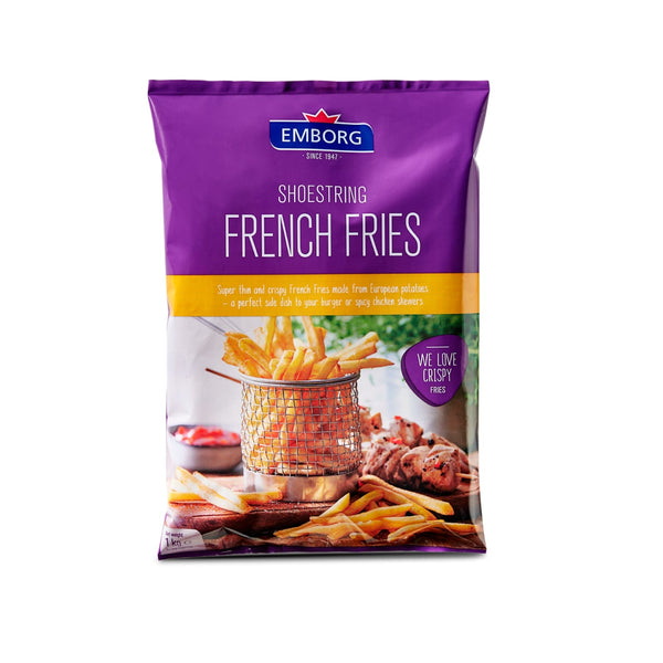 Emborg Shoestring French Fries 1kg (highest price)