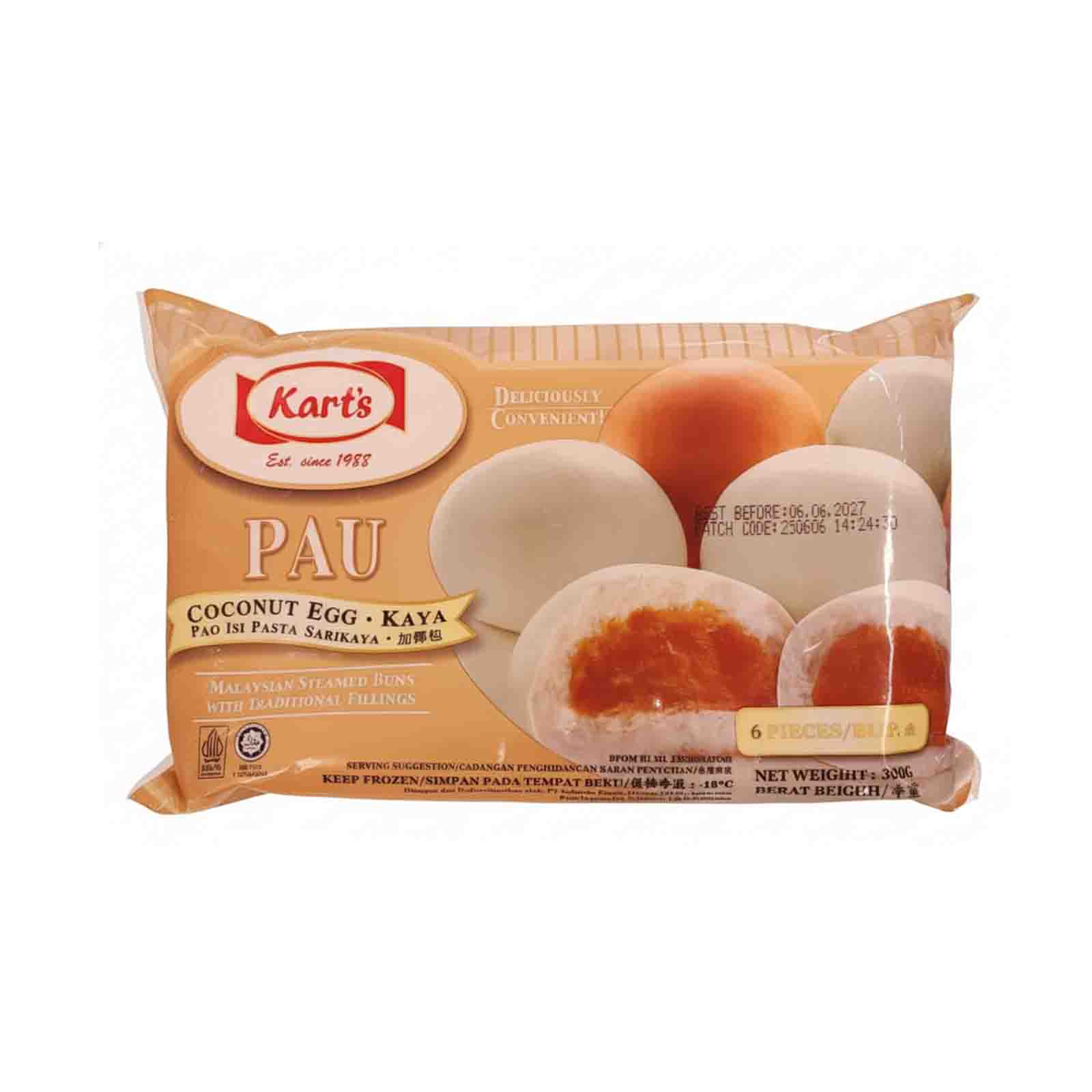 Karts Kaya Steam Pau (Steam Bun) 300g