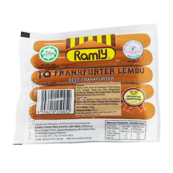 Ramly Beef Frankfurter 340g (highest price)