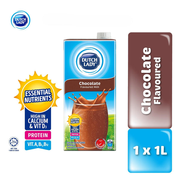 Dutch Lady Pure Farm Chocolate UHT Milk 1L (highest price)