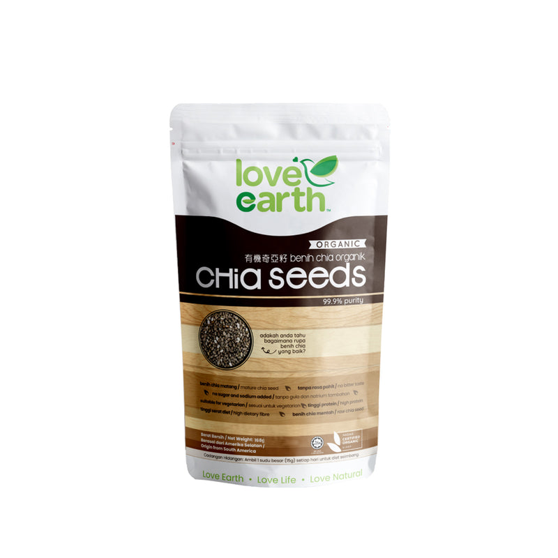 Love Earth Organic Chia Seeds 168g