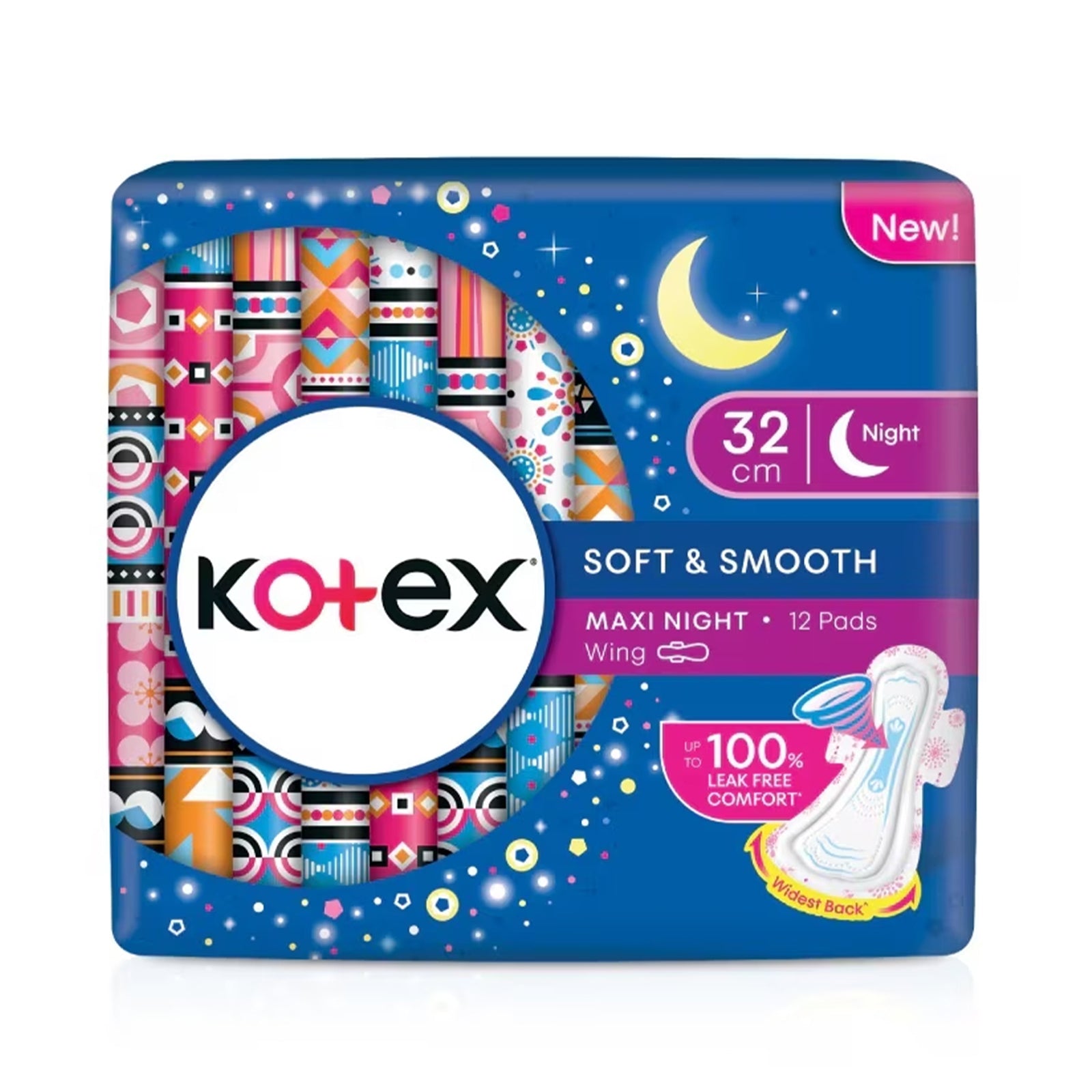 Kotex Soft and Smooth Extra Long 32cm 12sheet/pack