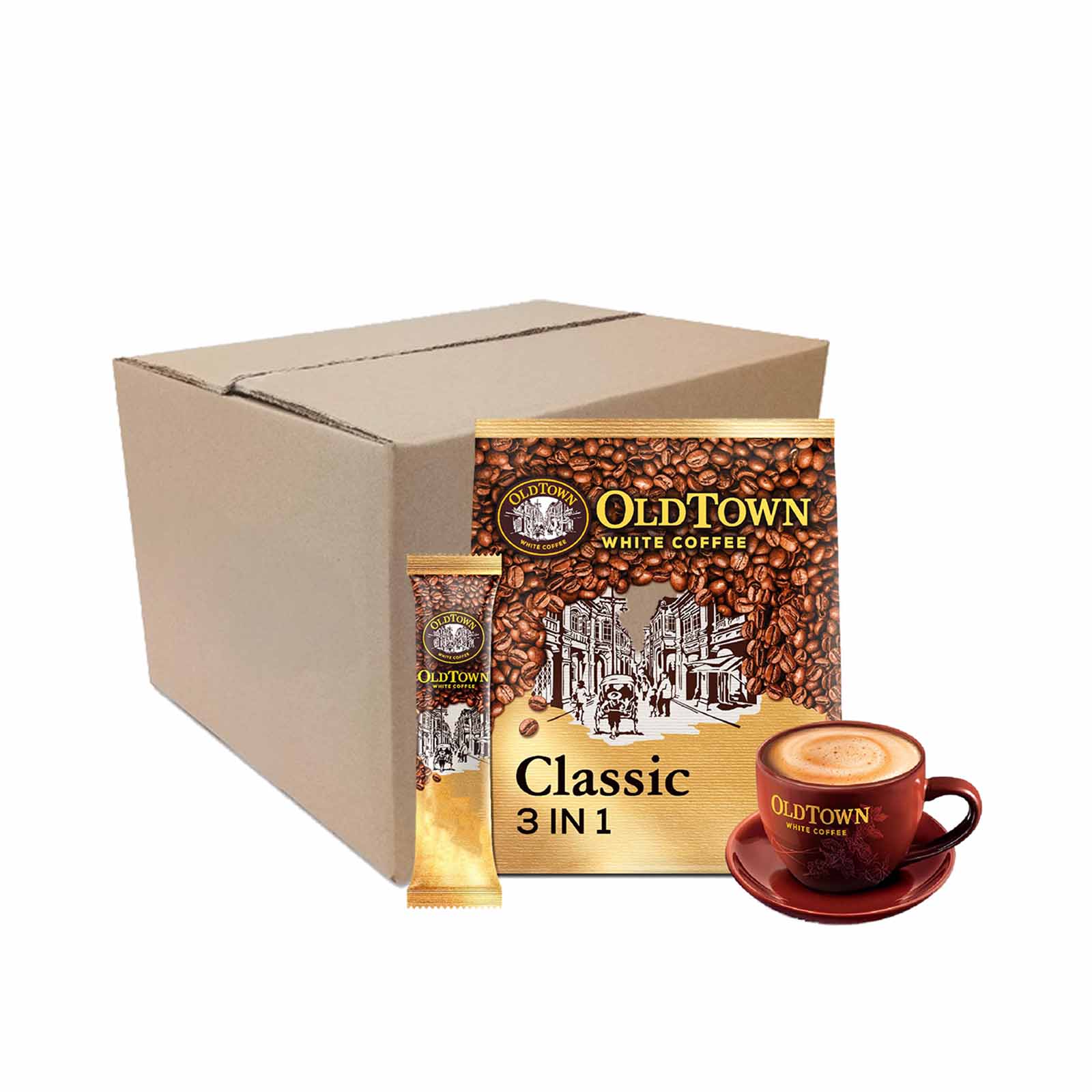 Old Town Classic 3 in 1 White Coffee 35g x 15