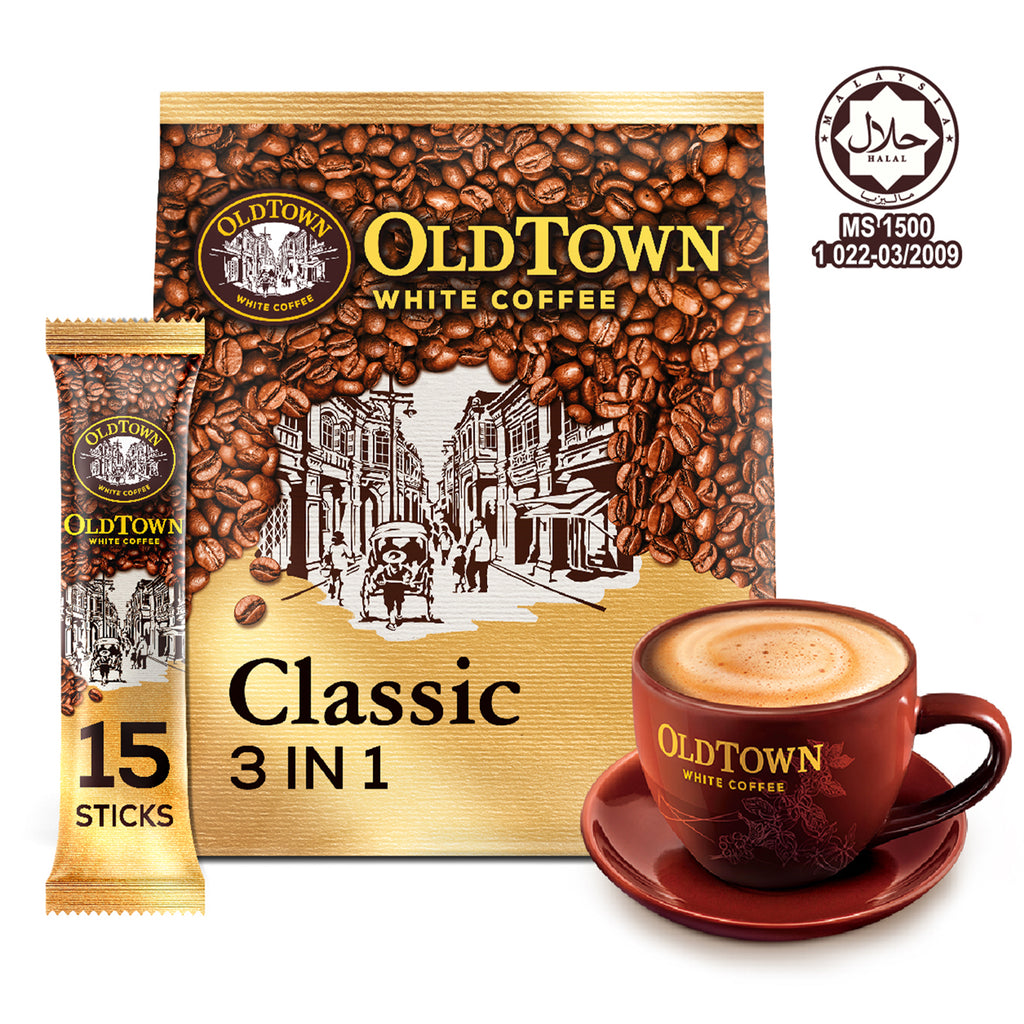 Old Town Classic 3 in 1 White Coffee 31.6g x 15