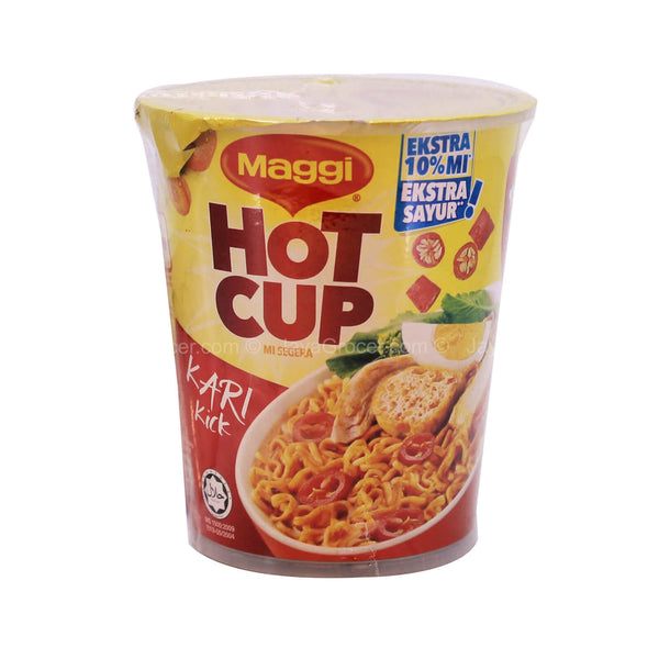 Maggi Hot Cup Curry Flavour Instant Noodle 58g (highest price)