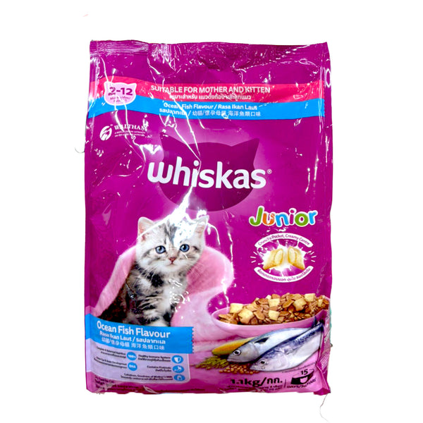 Whiskas Kitten Ocean Fish Dry Cat Food 1.1kg