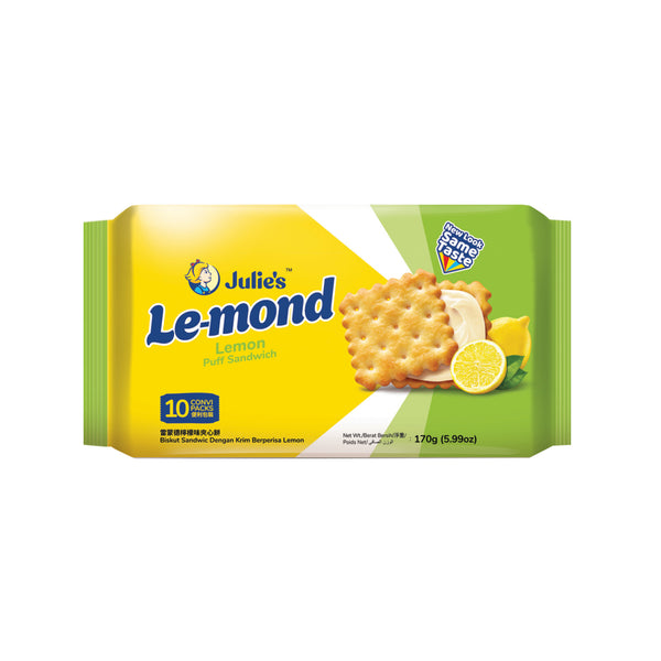 Julies Le Mond Puff Lemon Cookies 170g