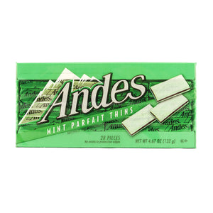 Andes Mint Parfait Thins Chocolate 132g