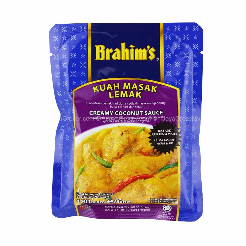 Brahims Masak Lemak Cili Padi Paste 180g