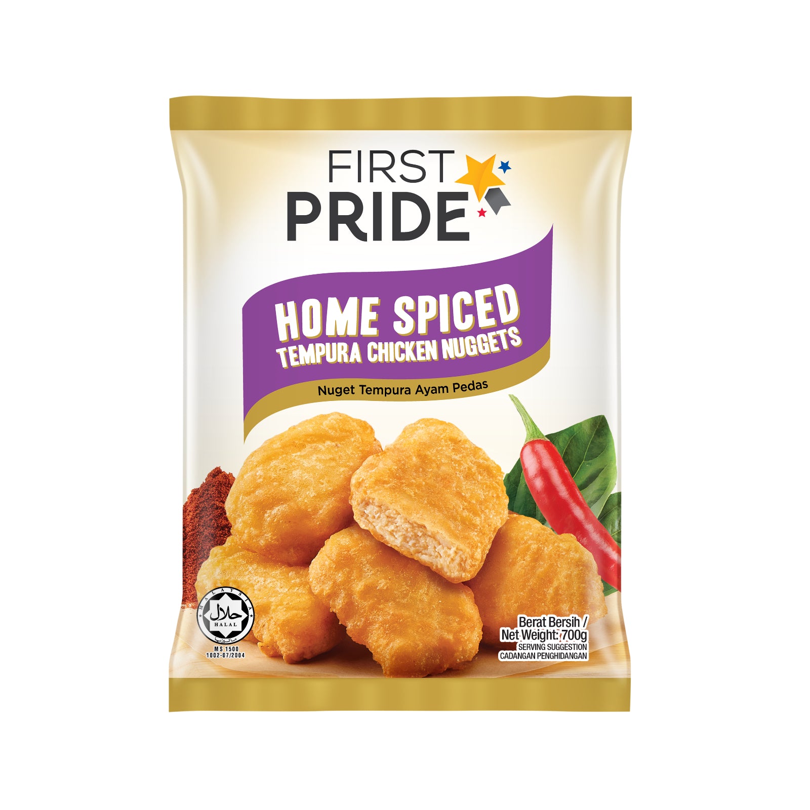 First Pride Home and Spiced Chicken Nugget 700g
