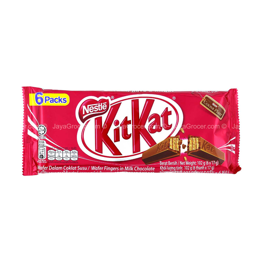 Kit Kat 2 Finger Chocolate Wafer 17g x 6