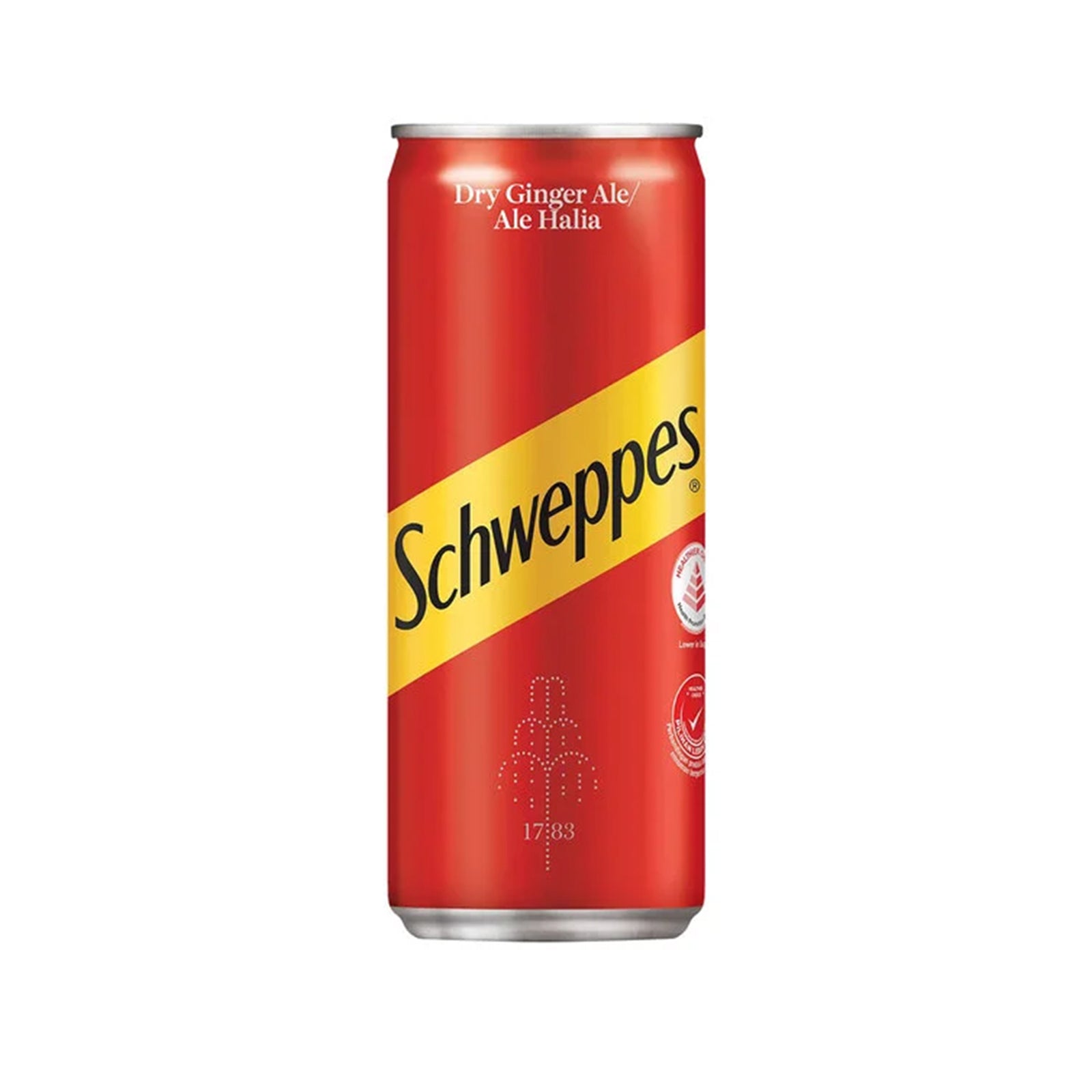 Schweppes Dry Ginger Ale Can 320ml