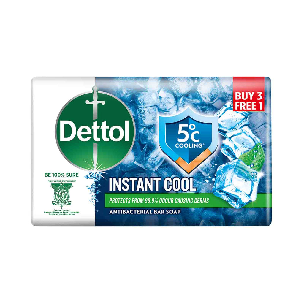 Dettol JUMP Body Soap Cool 3+1 100g+60g