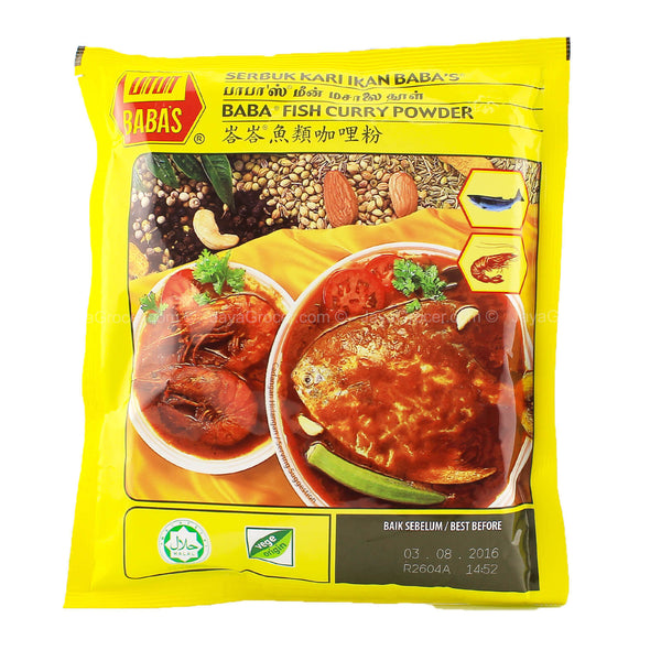 Babas Fish Curry Powder (Serbuk Kari Ikan) 250g (highest price)