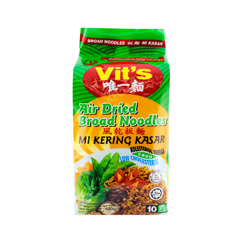 Vitâ€™s Air Dried Broad Noodles 400g