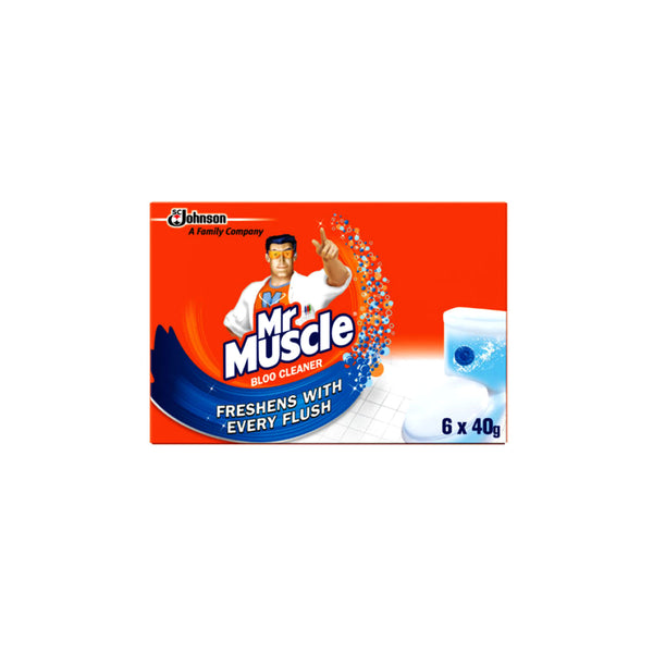 Mr Muscle Kiwi Kleen Bloo Cleaner 40g x 6