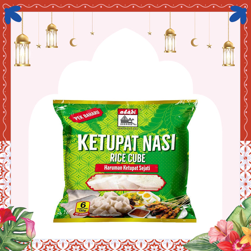 Adabi Rice Cube Economy Pack (Ketupat Nasi) 130g x 6