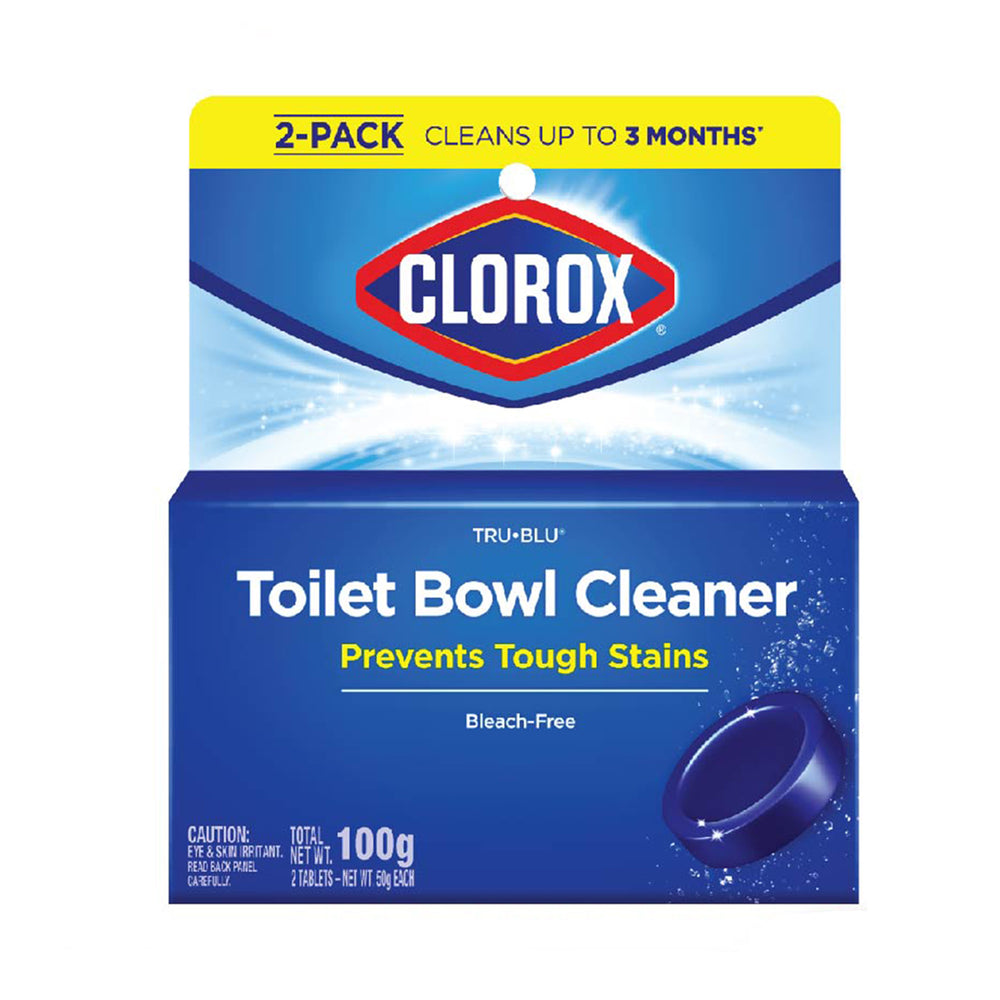 Clorox Tru Blu Toilet Bowl Cleaner 50g x 2