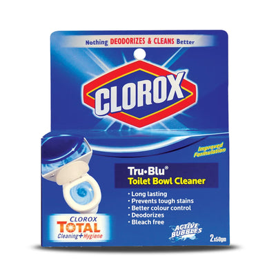 Clorox Tru Blu Toilet Bowl Cleaner 50g x 2