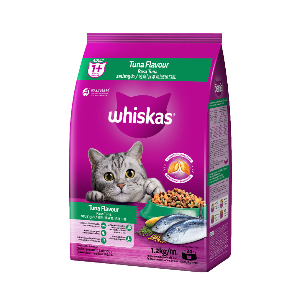 Whiskas Dry Cat food Tuna Flavor 1.2kg