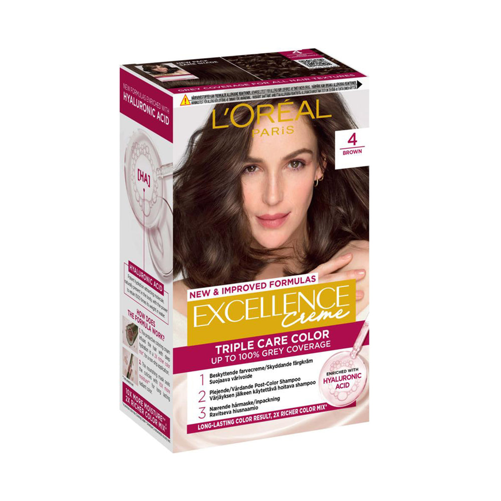 LOREAL EXCELLENCE 4-NATURAL BROWN *1